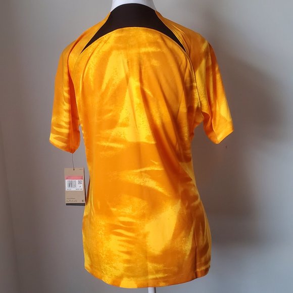 NWT Women's Futbal Soccer Jersey NIKE Dri-Fit Euro Netherlands Team Blokecore - Picture 9 of 10